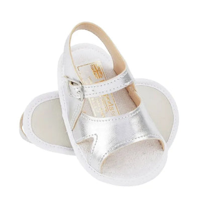 Sofia Baby Luxe Silver Sandals