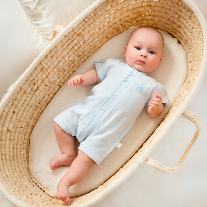 Luxury collection: Shorty babygrow muslin"FABIO"