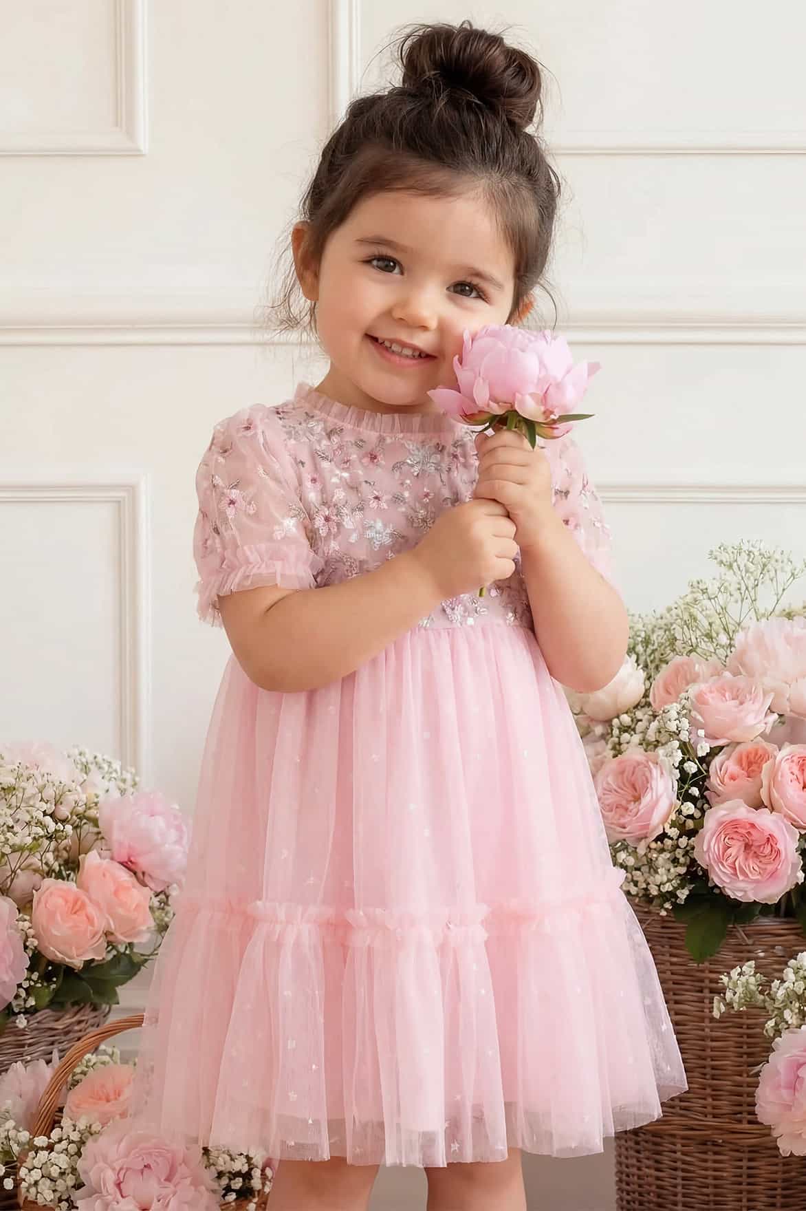 Needle & Thread: GARLAND RIBBON BODICE BABY DRESS