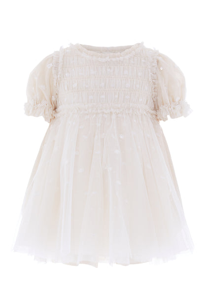 Needle & Thread : Baby Girls Cream Tulle Dress