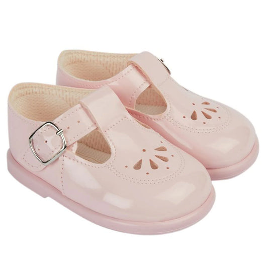 Sofia Baby Girls First Walker Petal Punch Pink Patent Shoes