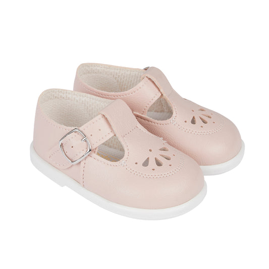 Dusty Pink First Walker Shoes