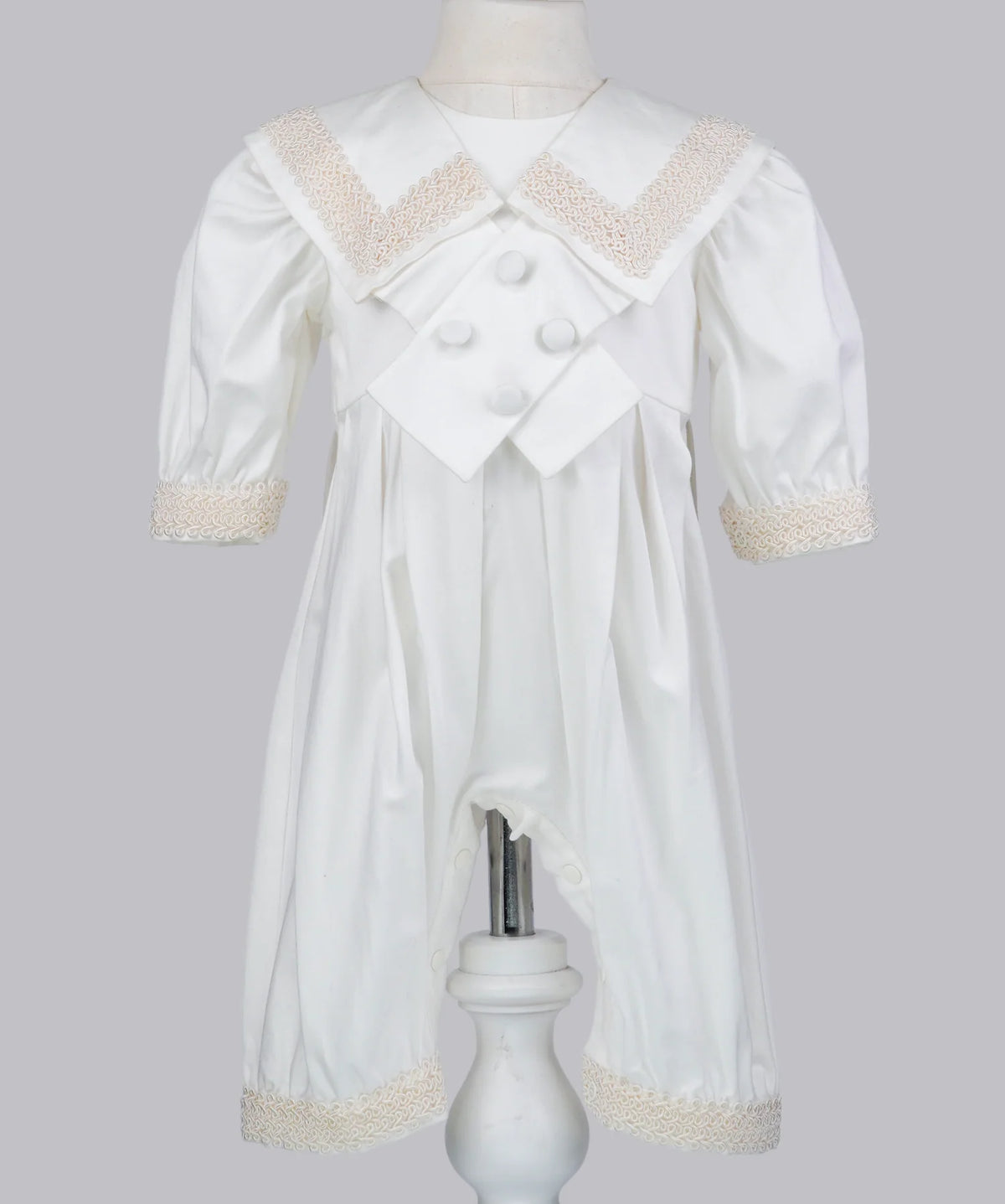 Sofia Baby HANDMADE LUXURY CROSSED ROMPER