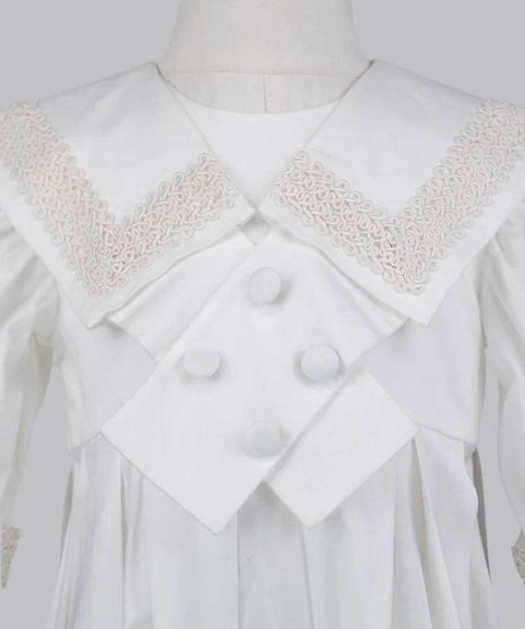 Sofia Baby HANDMADE LUXURY CROSSED ROMPER