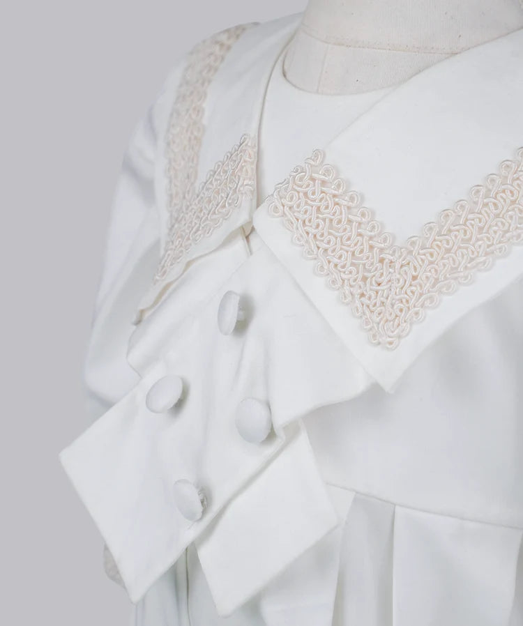 Sofia Baby HANDMADE LUXURY CROSSED ROMPER