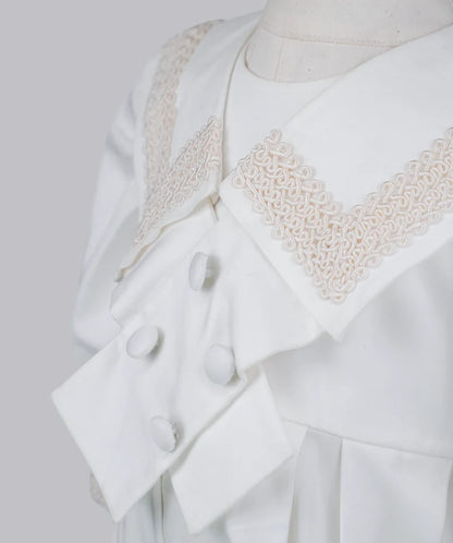 Sofia Baby HANDMADE LUXURY CROSSED ROMPER