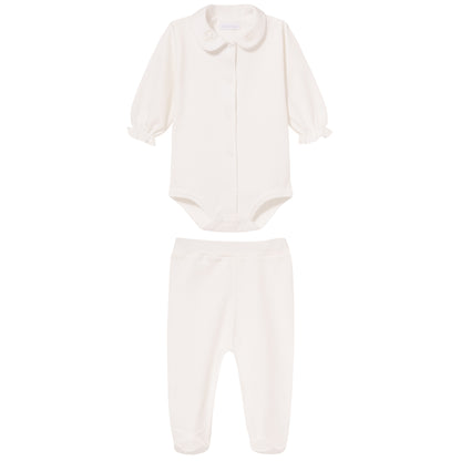 Luxury collection: Set 2 pcs (bodysuit l/s, half sleepers) KAYA