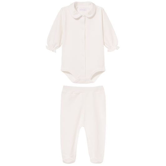 Luxury collection: Set 2 pcs (bodysuit l/s, half sleepers) KAYA