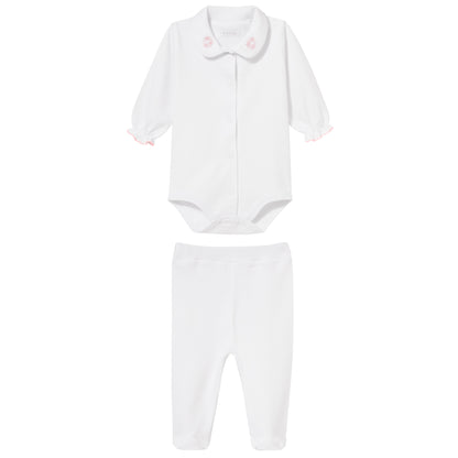 Luxury collection: Set 2 pcs (bodysuit l/s, half sleepers) KAYA