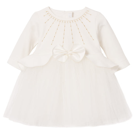 Long sleeve Dress "PRINCESS" IVORY