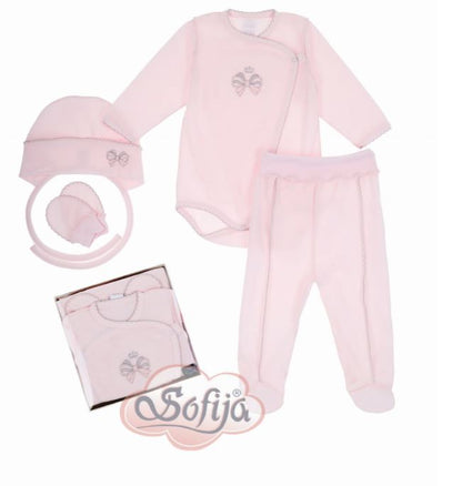 3pc-Set - Bella Newborn Baby Gift