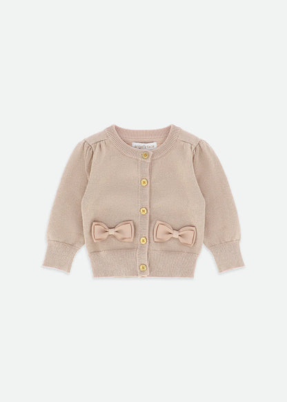 Angel's Face: NIKKI METALLIC BABY CARDIGAN GOLD
