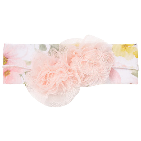 Luxury collection: Headband with tulle flower"PALOMA"