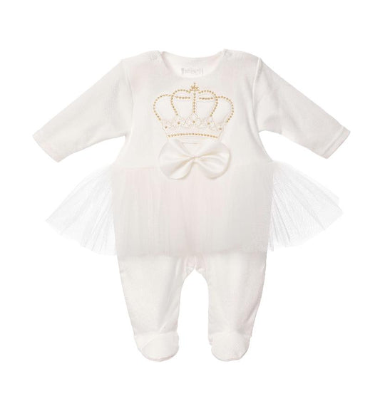 Babygrow - "PRINCESS" with tulle skirt