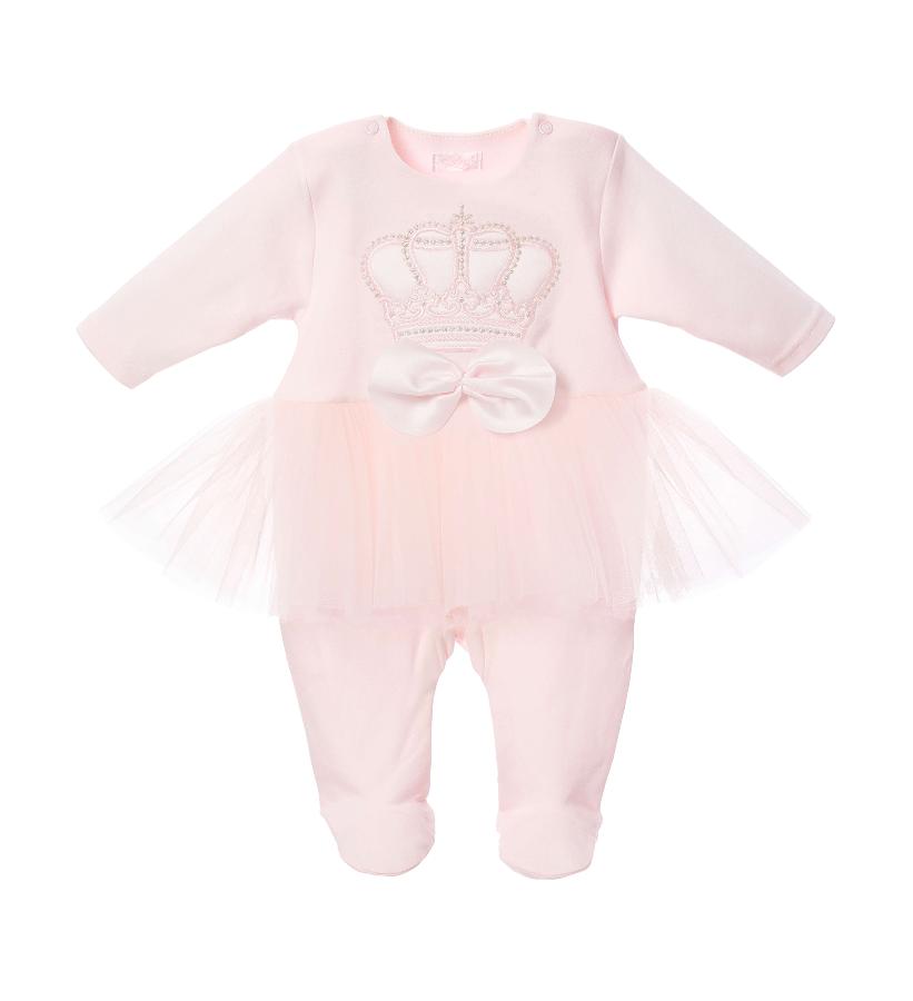 Babygrow - "PRINCESS" with tulle skirt