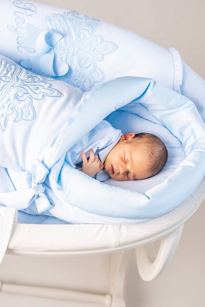 Luxury Babynest "ROYALTY" BLUE