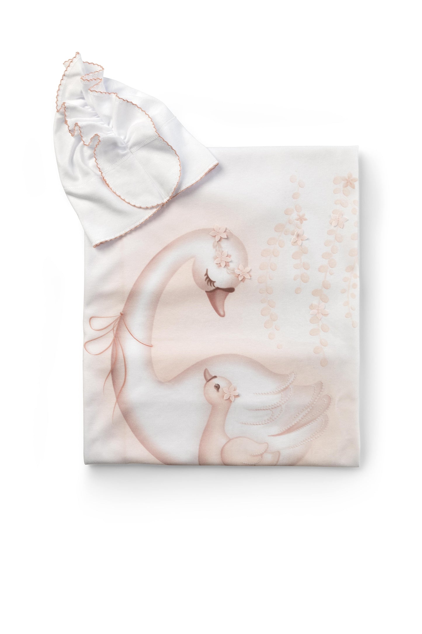 Luxury Swaddle & Hat set - Stella