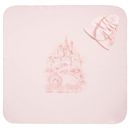 Sofia Baby Set swaddle and hat Pink PRINCESS