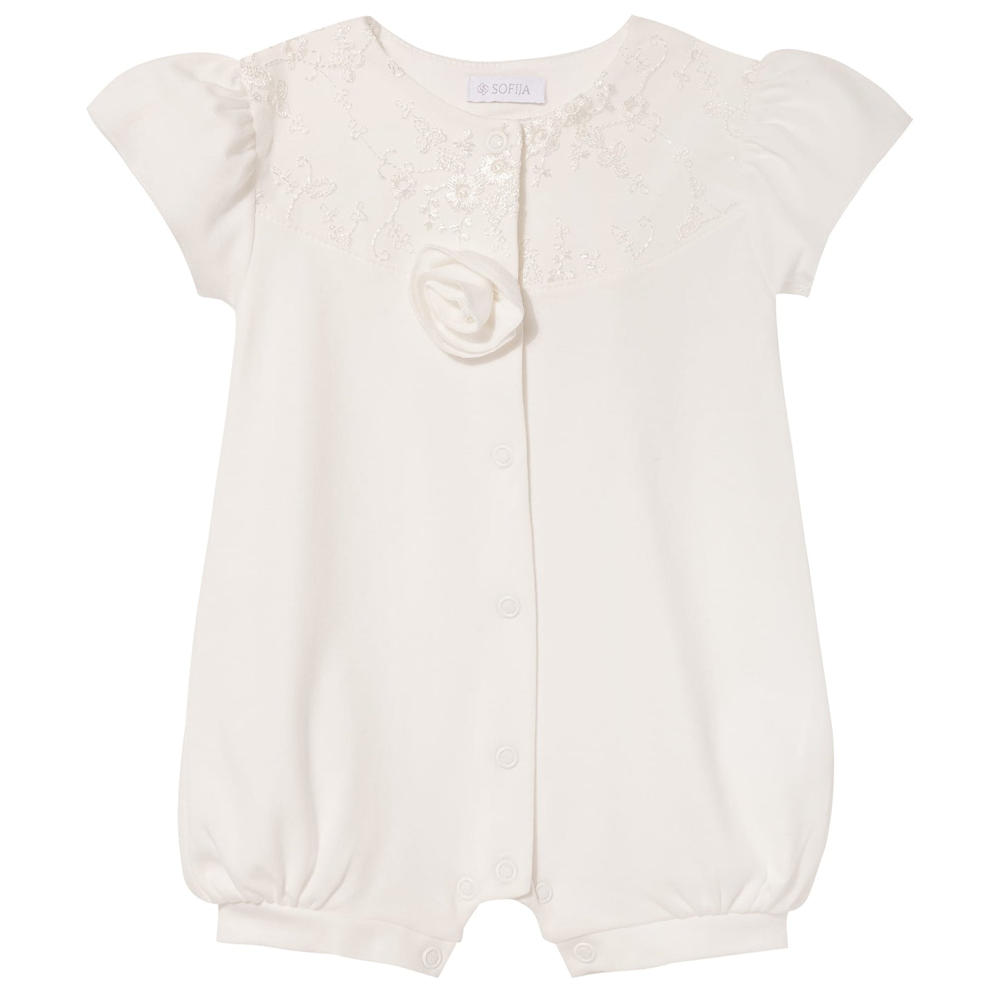 Luxury collection: Shorty Babygrow Elif- Ivory