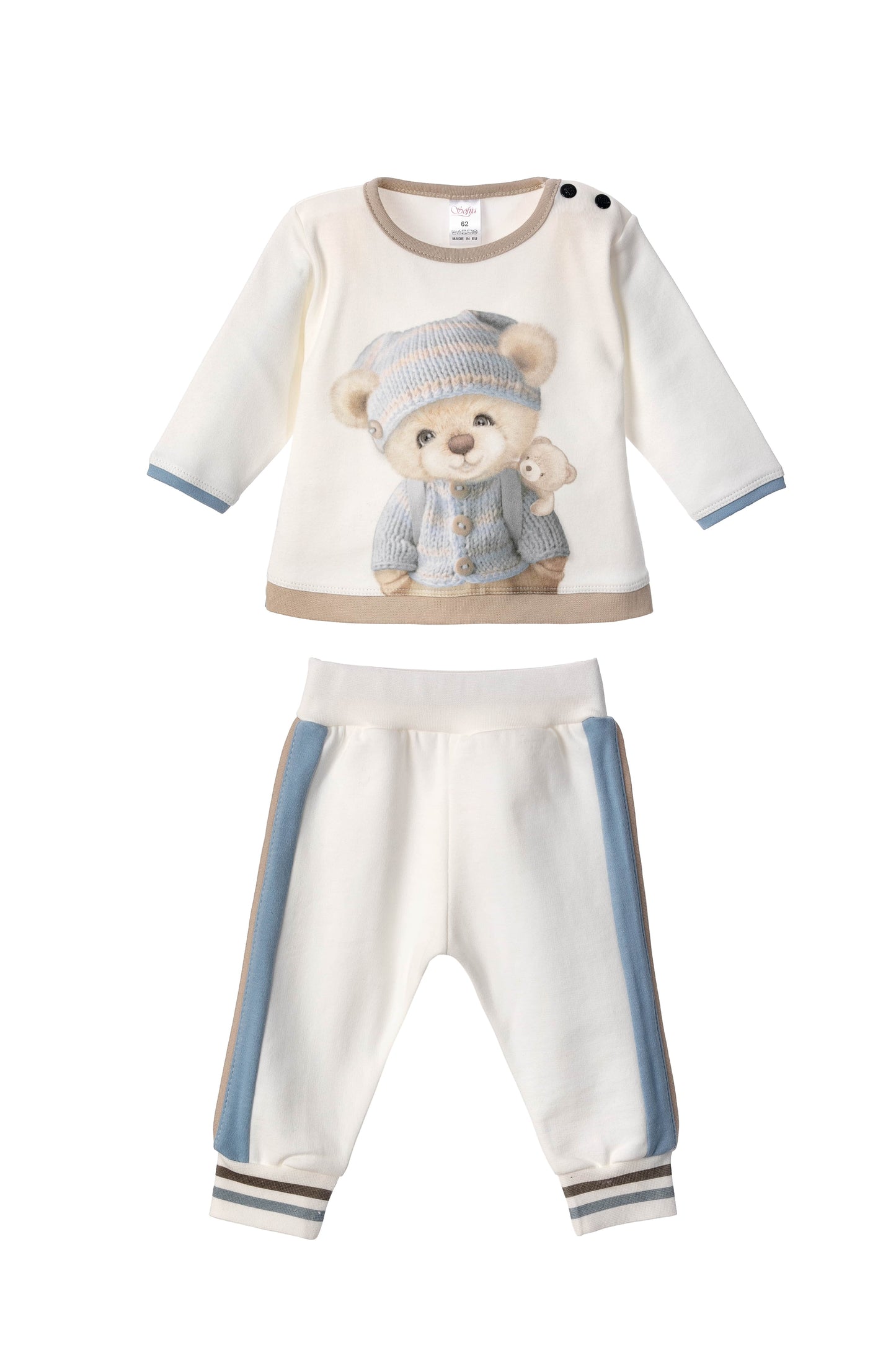 Babygrow "MICHAŁEK" signature bear print