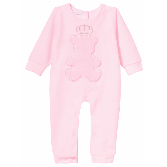 Luxury Collection:Babygrow velour "TEDDY"