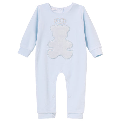 Luxury Collection:Babygrow velour "TEDDY"