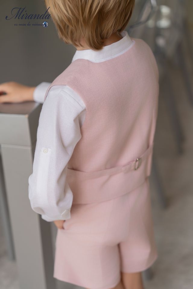 Miranda-Baby Boy Ivory Waistcoat