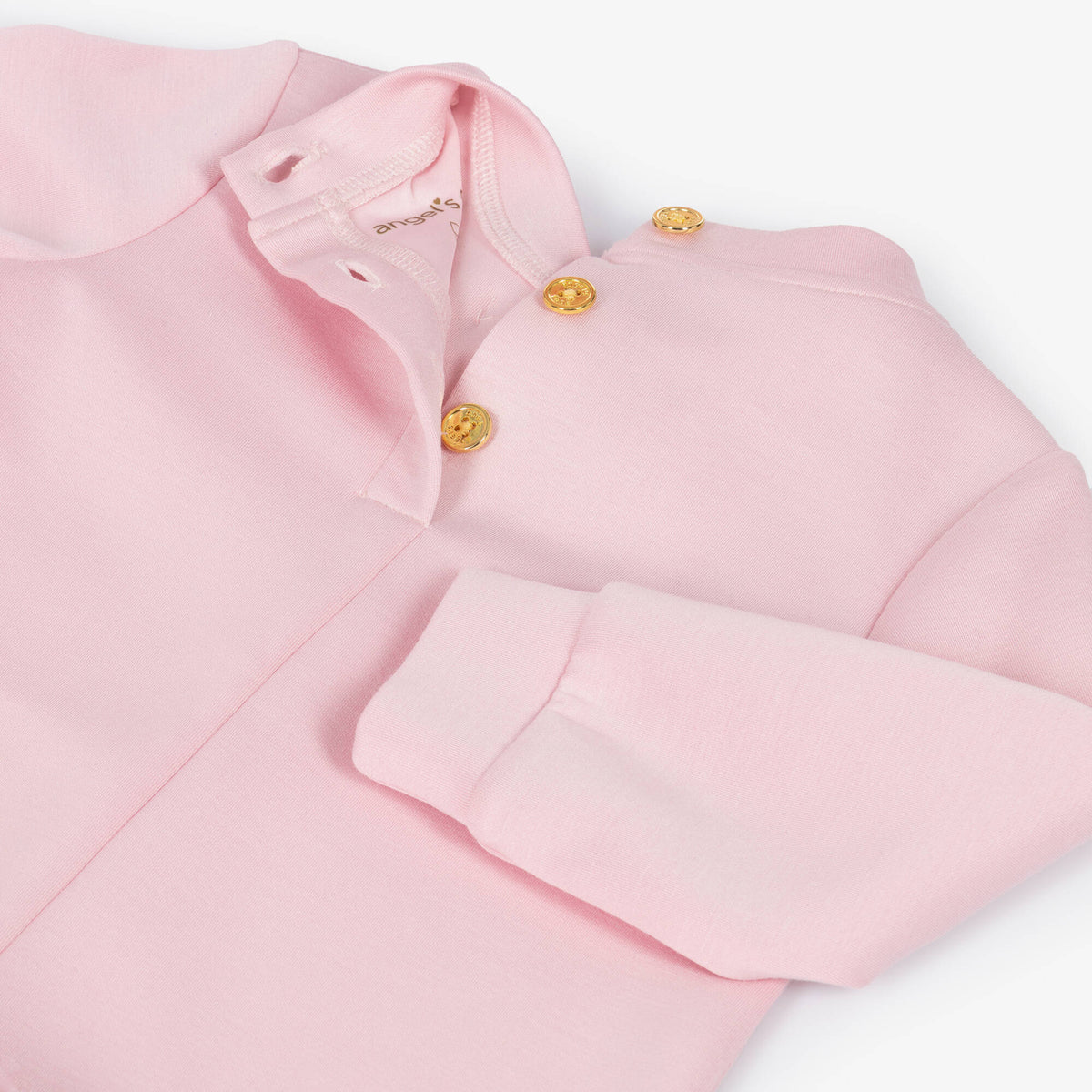 ANGEL'S FACE: PATRICIA TULLE HEM BABY PINK DRESS
