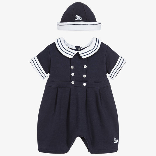 Baby Boys Babysuit Set - Blue