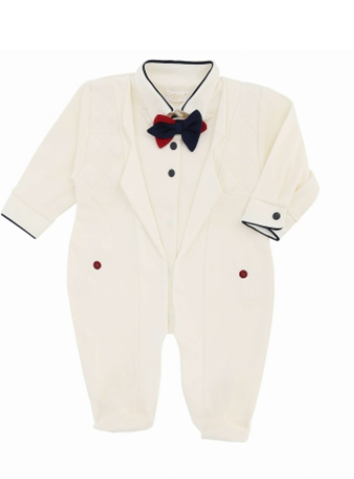 Babygrow - Occasionwear Ivory tuxedo "JUSTYS"