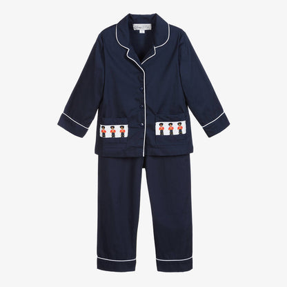 Boys Cotton Pyjamas - Navy