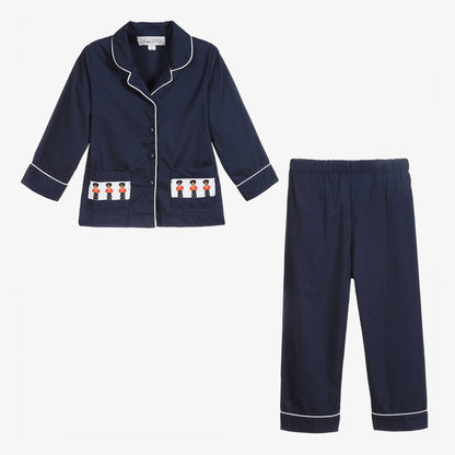 Boys Cotton Pyjamas - Navy