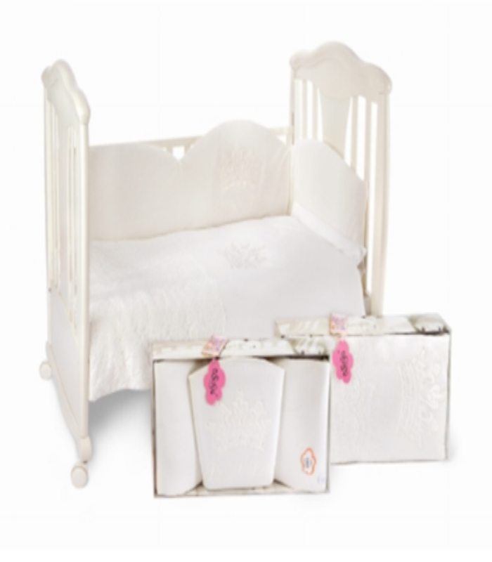 Royal Baby Cot Bumper - 3pc