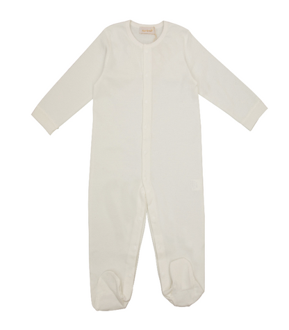 Sugar Sprinkle - Angel Wings Organic Cotton Sleepsuit - Ivory