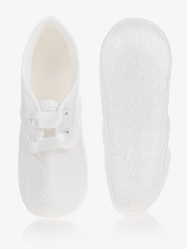 White Silk Pre-walker shoes