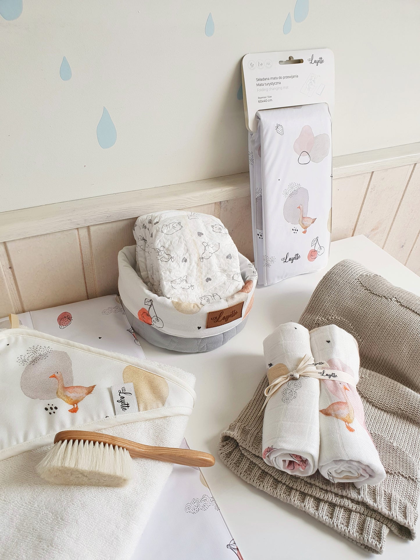 Swaddle Luxury Bamboo  - mini 2 pcs set