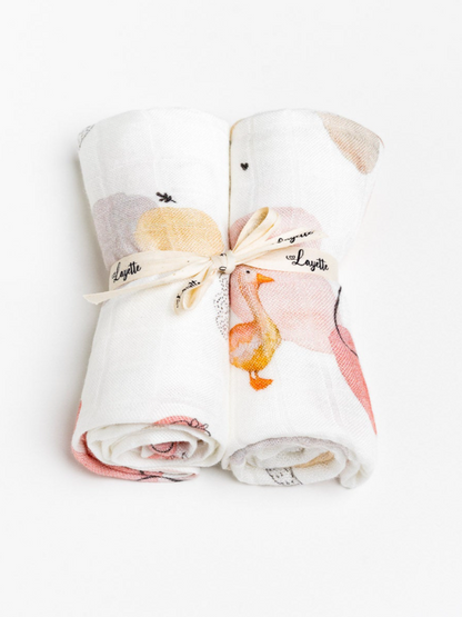 Swaddle Luxury Bamboo  - mini 2 pcs set