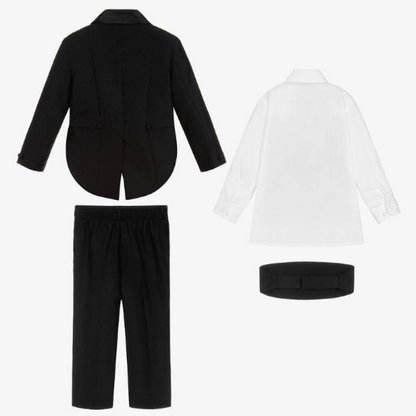 Boys Tuxedo Suit - Black