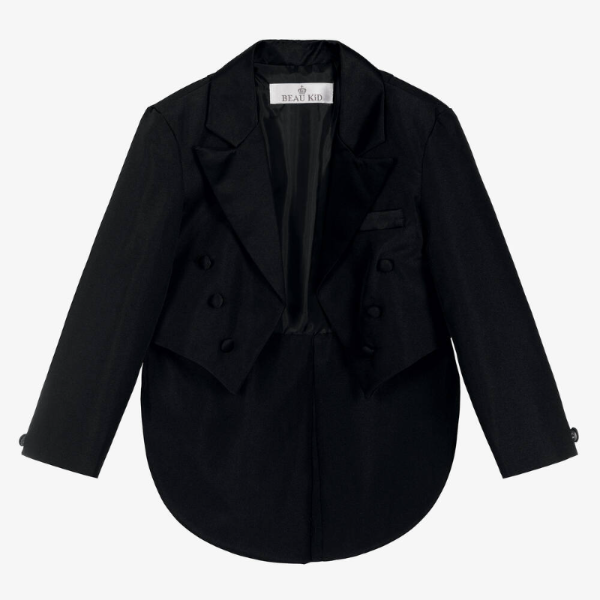 Boys Tuxedo Suit - Black