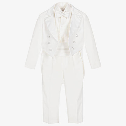 Boys Tuxedo Suit - Ivory