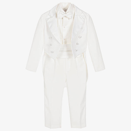 Boys Tuxedo Suit - Ivory